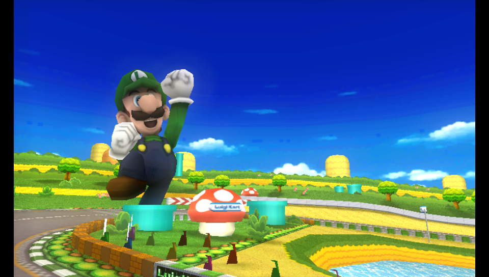 Luigi Circuit course intro